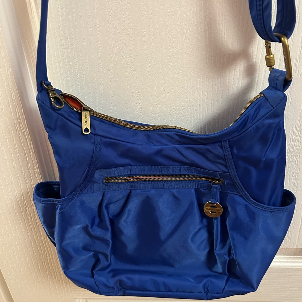 Travelon Royal Blue Crossbody Bag - Picture 4 of 9